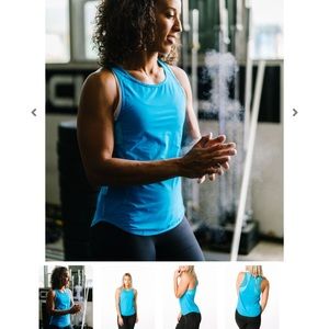 Zyia Atomic Blue Mesh Panel Tank